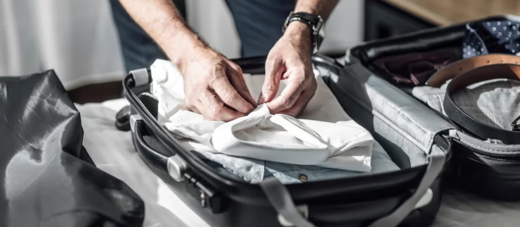 clothing wrinkle-free on business trips
